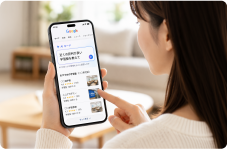 AIモードで質問する